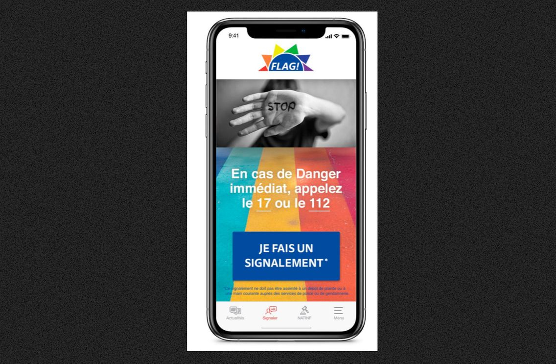 Flag, la nouvelle appli anti-violence LGBT développée par Adista