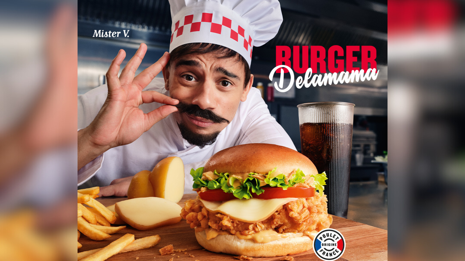 Le Grenoblois Mister V sort ses burgers avec KFC