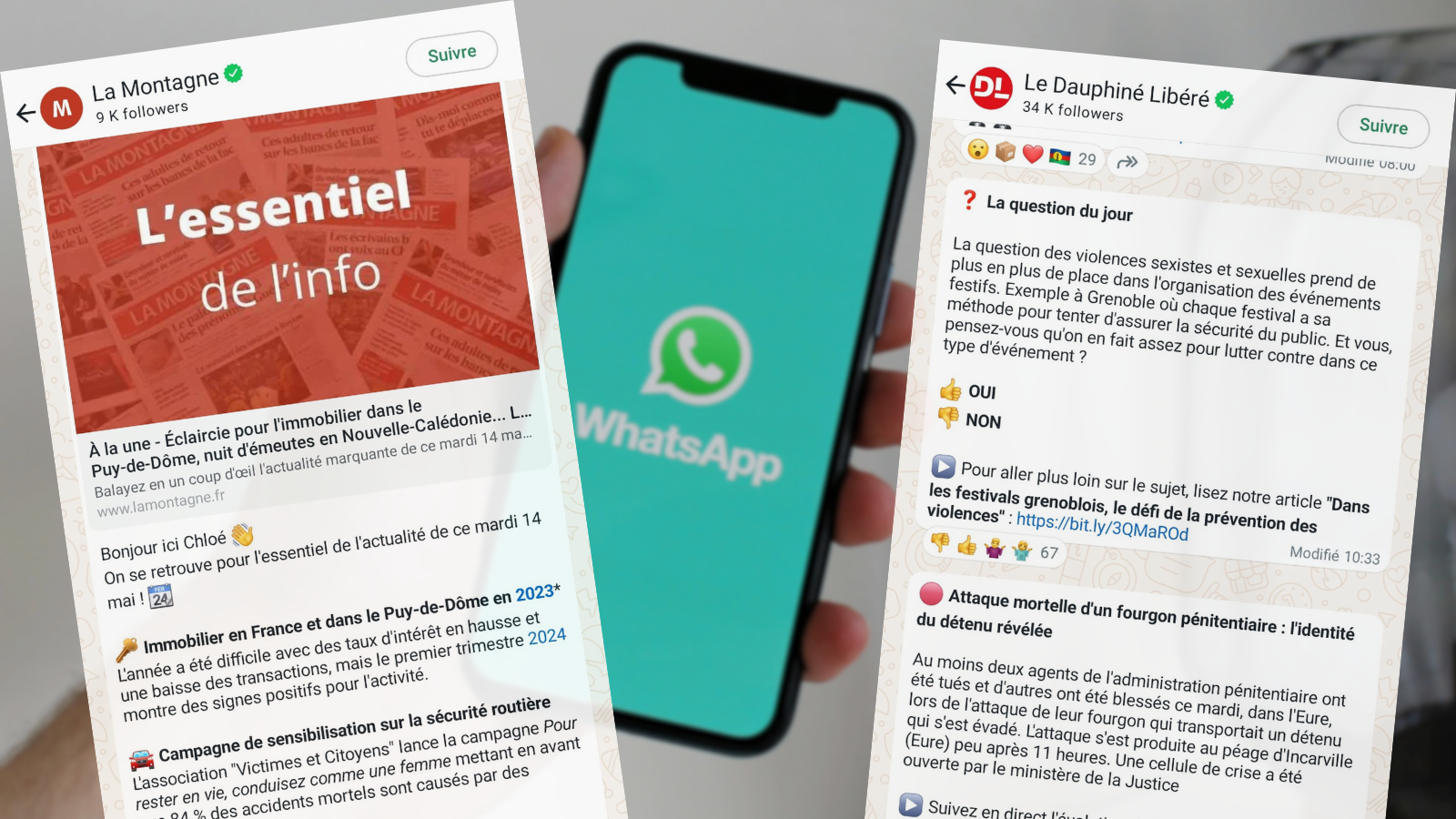 Les médias locaux sur WhatsApp, c’est dans la poche