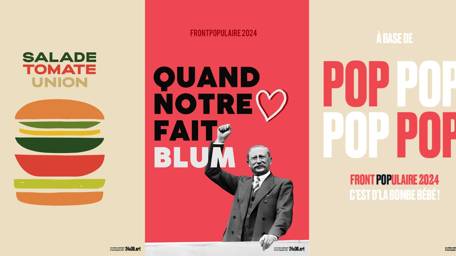 Le Front populaire s’affiche