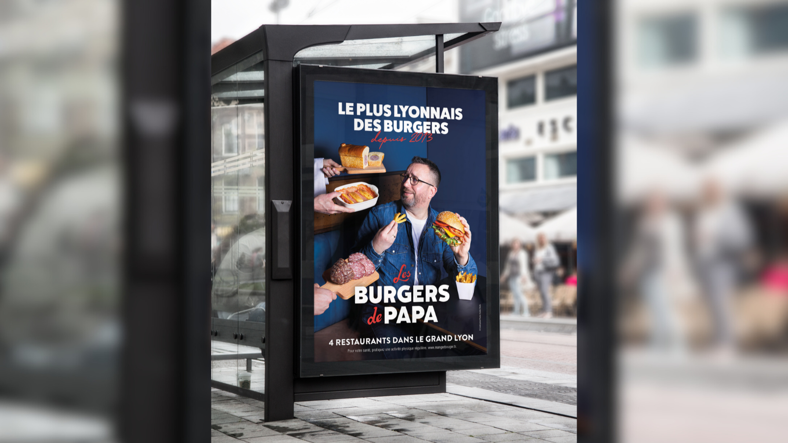 Les Burgers de Papa s’affichent à Lyon