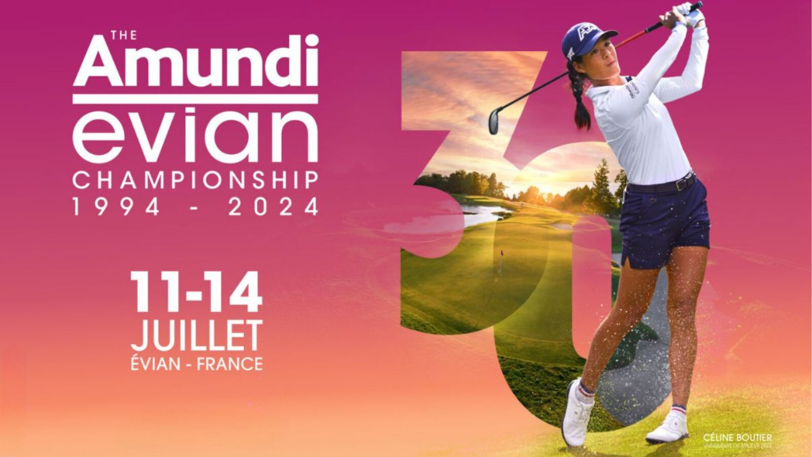 Amundi prolonge son partenariat avec le tournoi de golf d'Evian