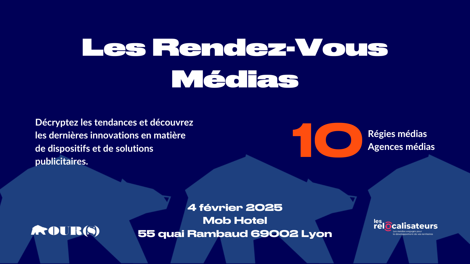 Les Rendez-vous Médias&nbsp;: une 1re édition à ne pas rater&nbsp;!