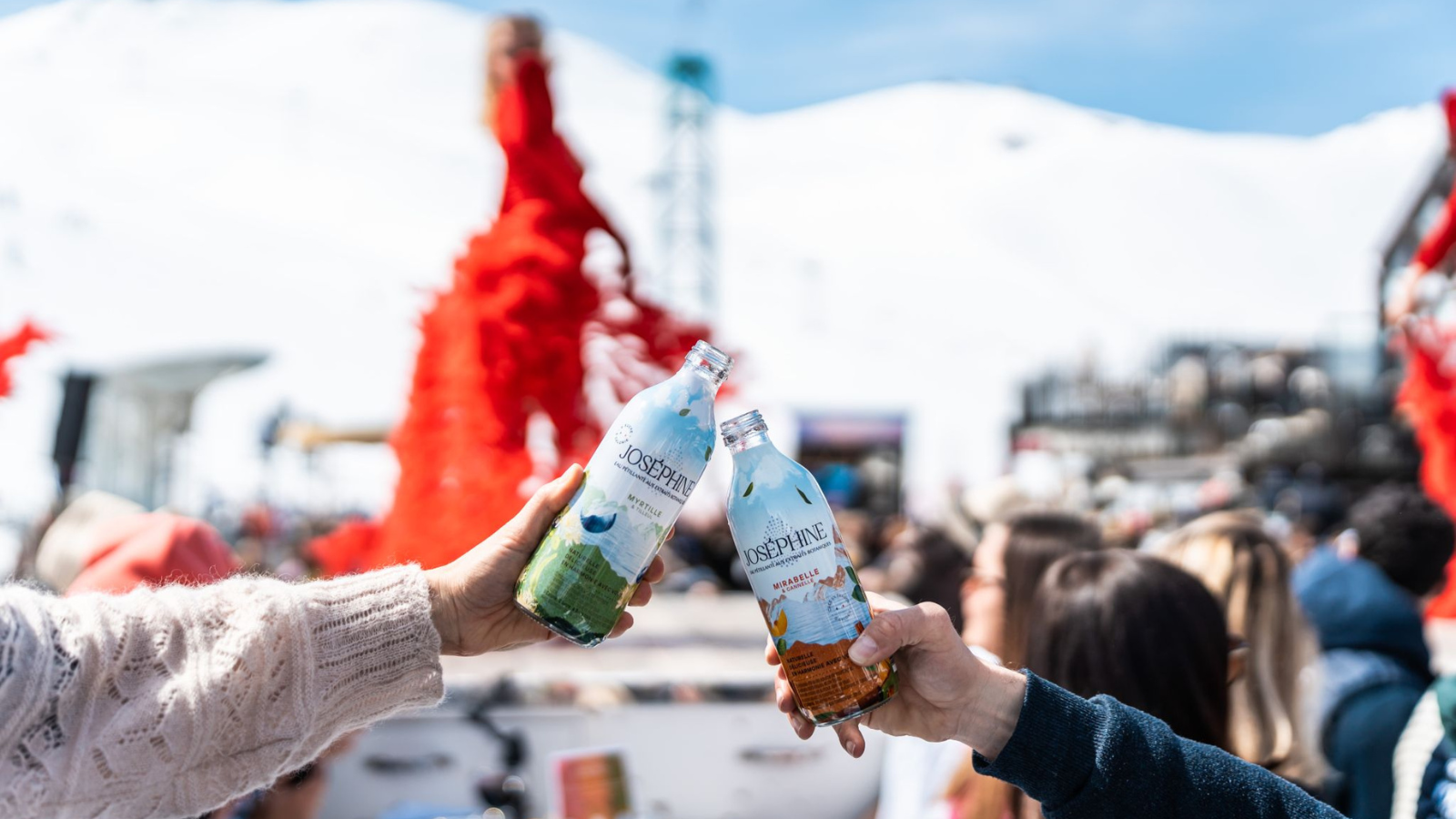 L'eau Joséphine à la Folie Douce pour se faire connaître