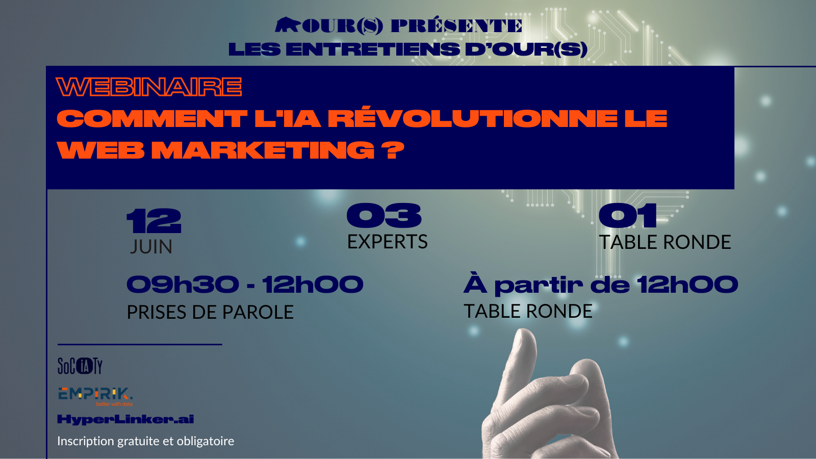 OUR(S) organise un webinaire&nbsp;: comment l’IA révolutionne le web marketing&nbsp;?
