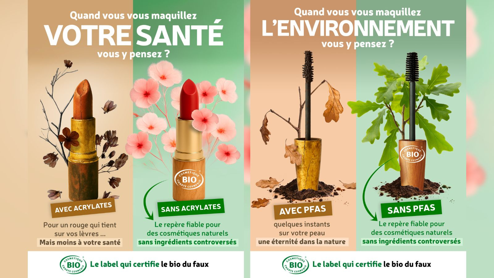 Cosmébio pointe le côté obscur des cosmétiques conventionnels