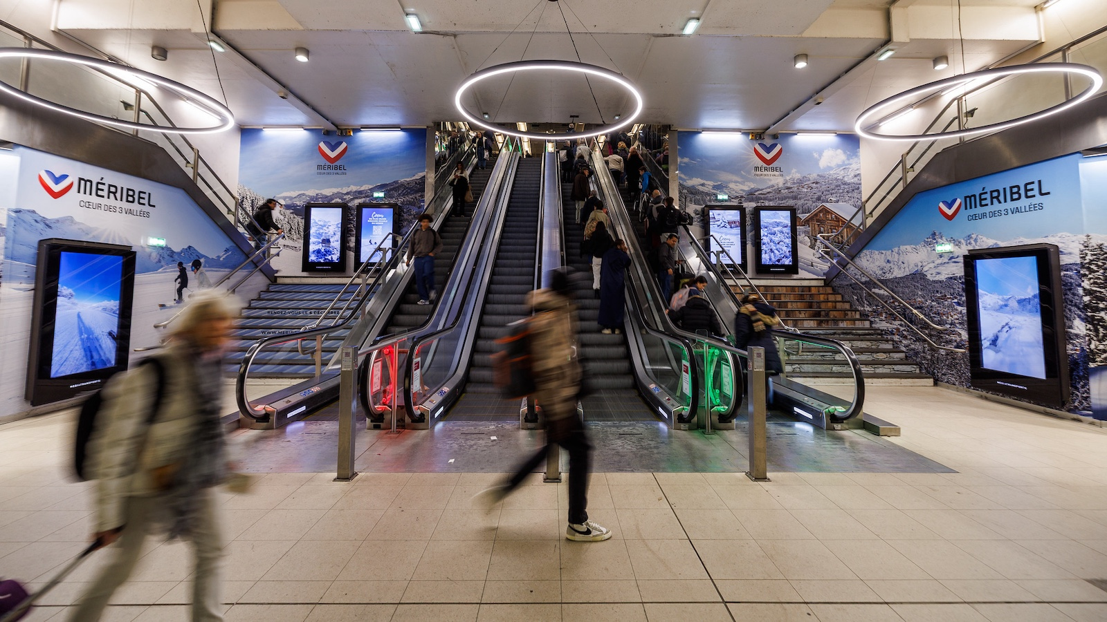 Méribel immerge les voyageurs dans son village depuis Paris-Gare-de-Lyon