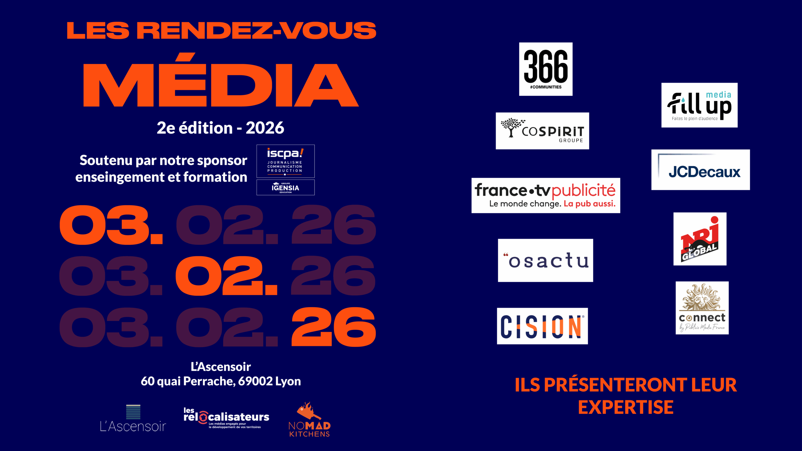 Rendez-Vous Média 2026&nbsp;: Puissance, précision et qualité