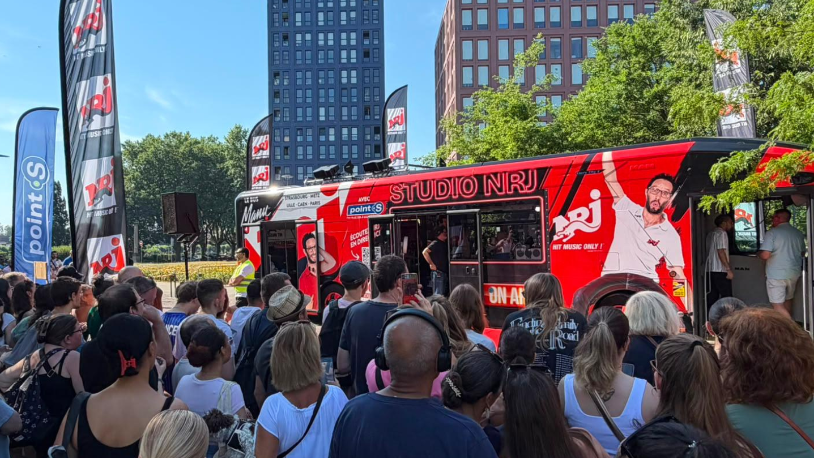 Point S était partenaire du « Bus Manu&nbsp;» sur NRJ