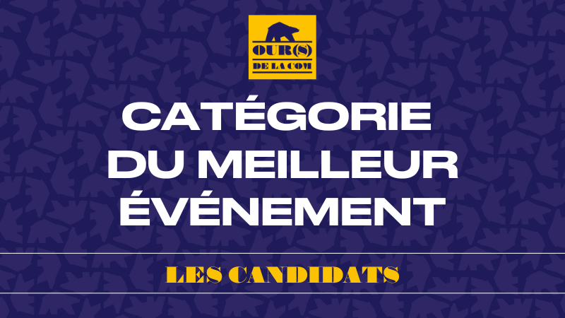 ODLC 2023&nbsp;: les candidats pour le meilleur événement dévoilés