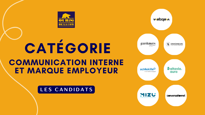 ODLC 2024&nbsp;: les candidats de la catégorie "com' interne et marque employeur"