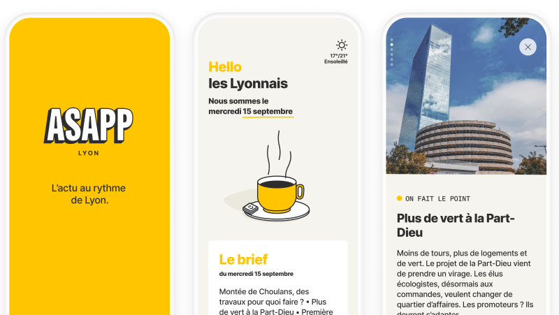 Clap de fin pour ASAPP Lyon, l'appli du « Progrès » pour les jeunes