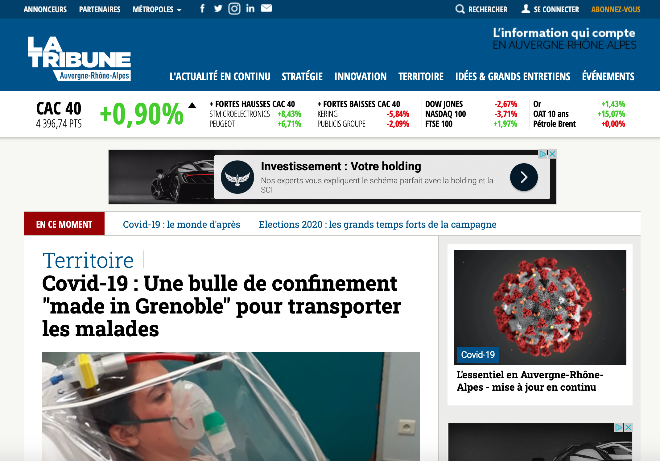 La Tribune passe au tout payant