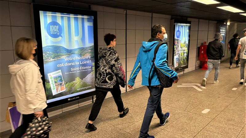 La Loire s’affiche dans le métro parisien