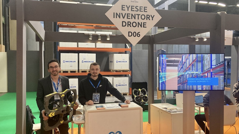 Darwin Drones lève un million d'euros pour son drone d'inventaire Eyesee
