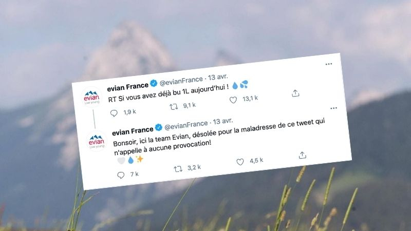 Evian&nbsp;: retour sur la déferlante de tweets