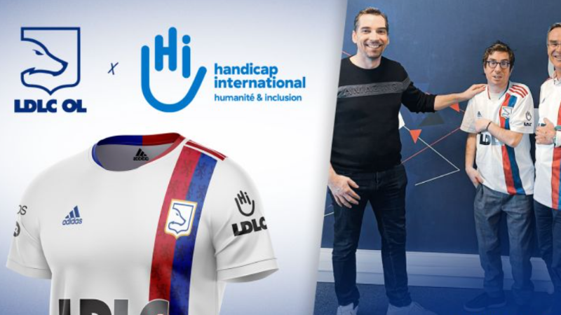 Handicap International et la team LDLC OL renouvellent leur partenariat