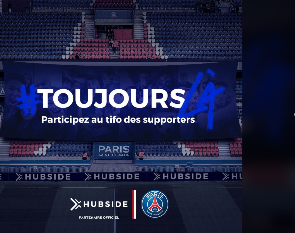 PSG-OM&nbsp;: Hubside crée un tifo collaboratif pour le match