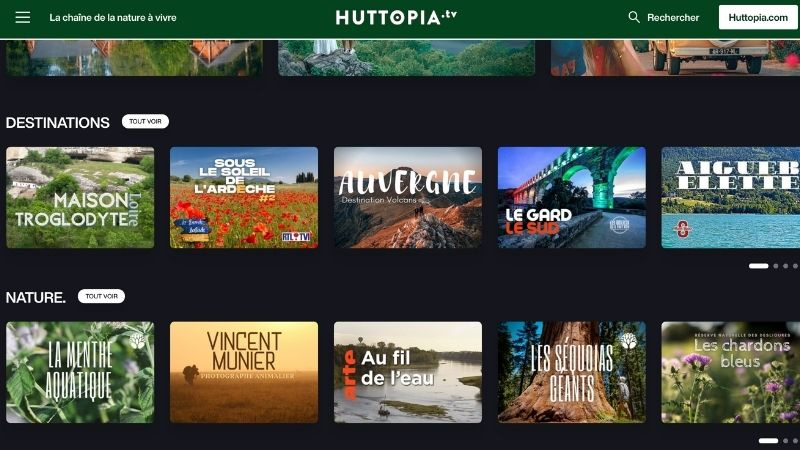Huttopia crée sa plateforme web TV&nbsp;: Huttopia TV
