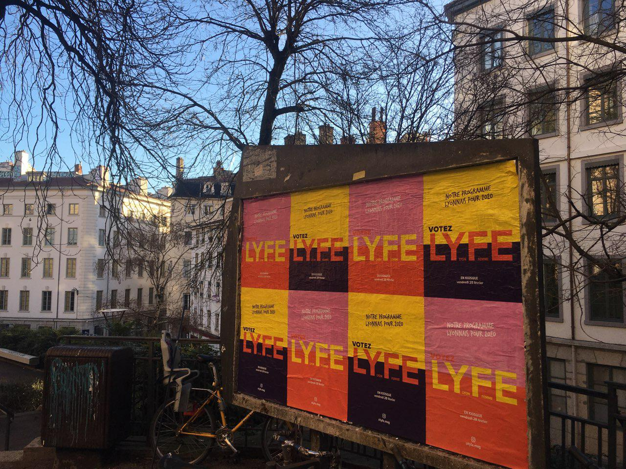 LYFE détourne la campagne municipale à Lyon