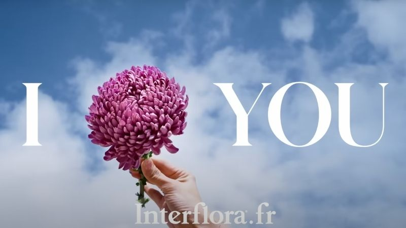 Interflora déploie sa communication autour du concept « I Flower You&nbsp;»