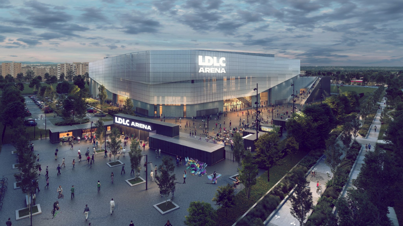 L'OL et LDLC présentent la LDLC Arena