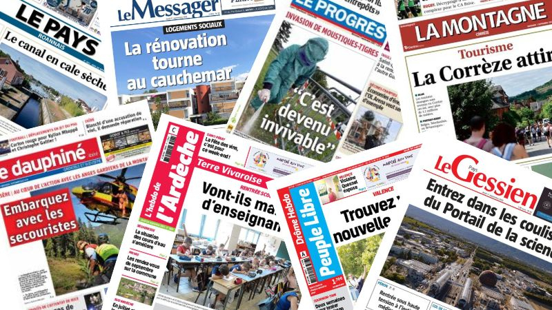 Aides à la presse&nbsp;: les titres les plus aidés dans la région