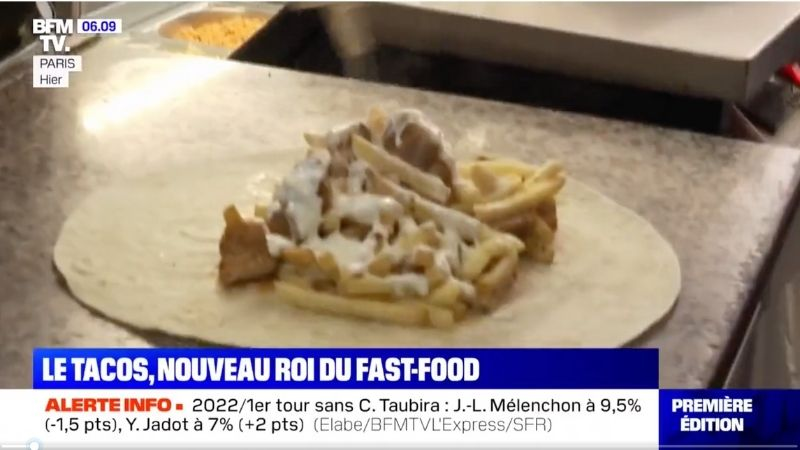 Quand BFM découvre le succès du tacos, Twitter s'amuse