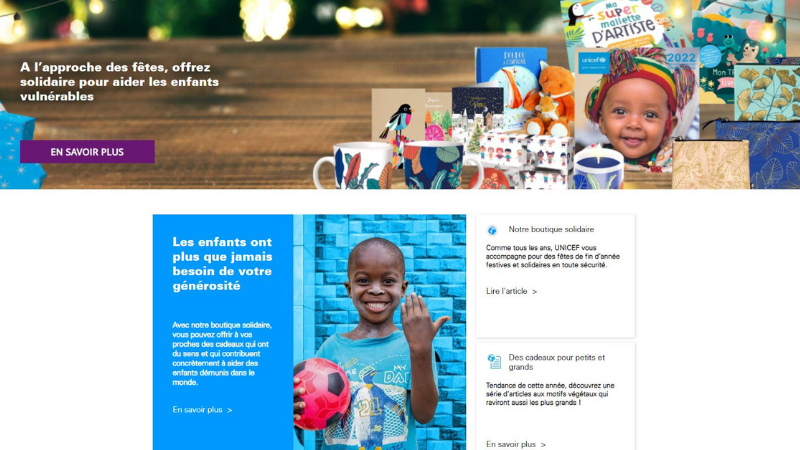 L’Unicef et GreenFlex ont confié leurs nouveaux sites à Altavia Disko