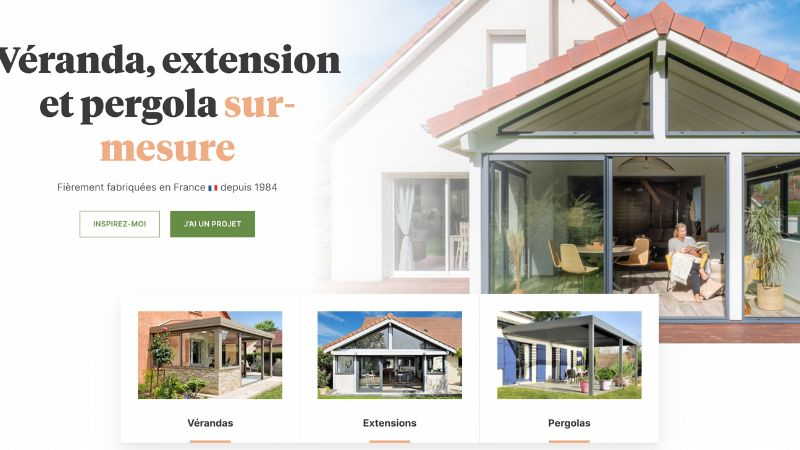 Vie & Véranda refond son site pour améliorer son taux de conversion