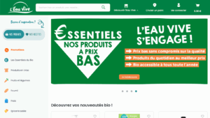 L’Eau Vive fait sourdre son site marchand
