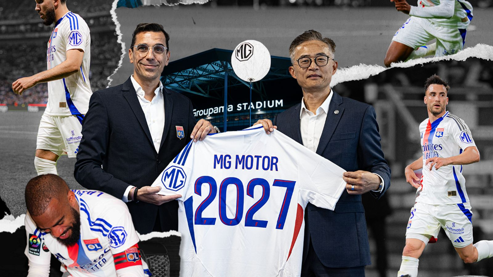 MG Motor France et l’OL renouvellent leur partenariat