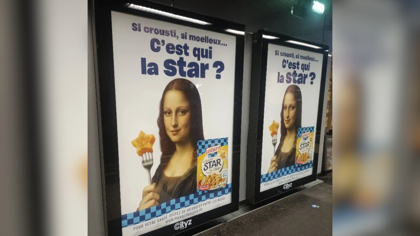 Lustucru Sélection s’approprie La Joconde