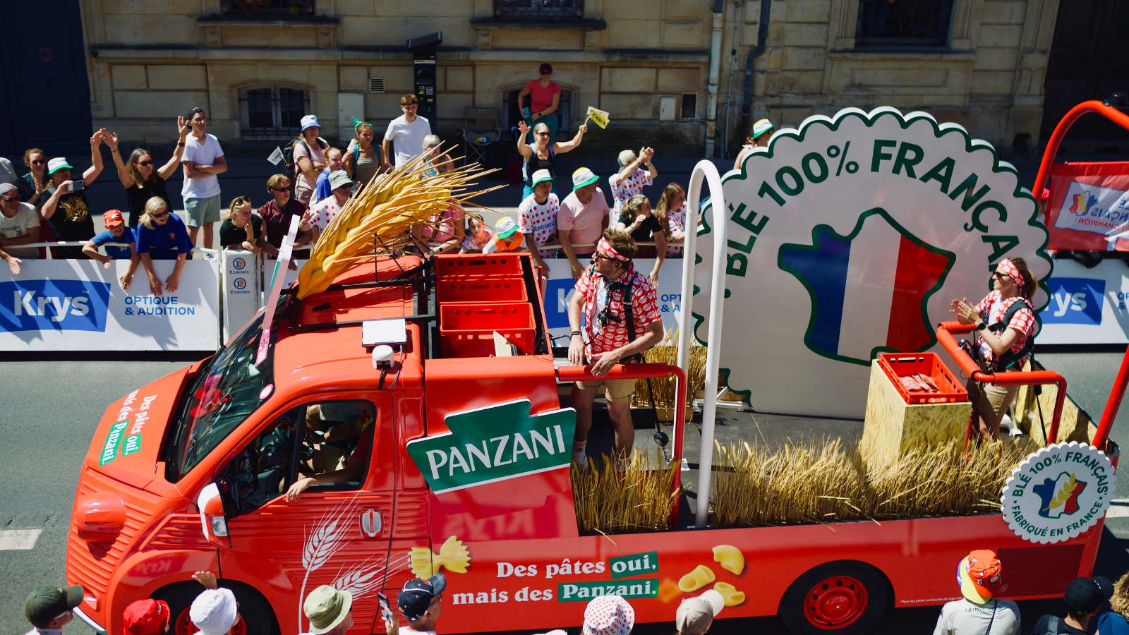 Panzani monte dans le Tour de France