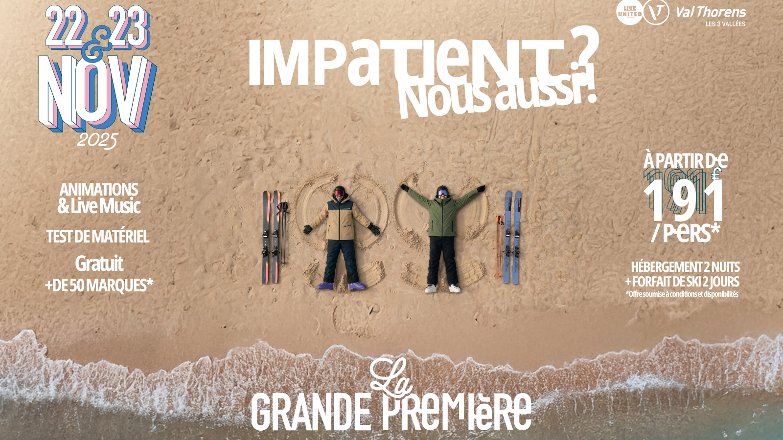 Val Thorens ouvre bientôt et le fait savoir