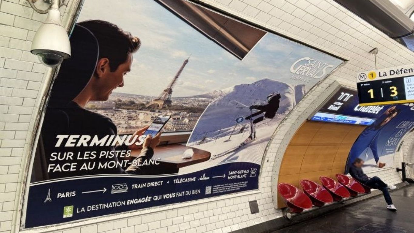 Saint-Gervais sur les rails du métro parisien