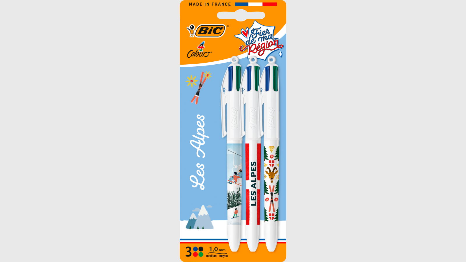 Bic rend hommage aux Alpes